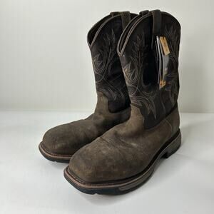 Ariat Boots Mens 11.5 EE WorkHog Waterproof Composite Toe Workwear Cowboy